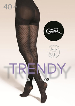 Stylowe rajstopy gatta PUSH UP MODELINE 40den WZ 08