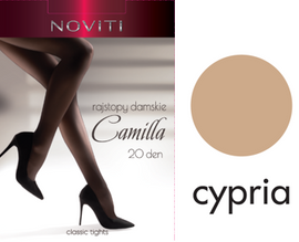Rajstopy damskie Camilla Noviti Lycra RD002-W-04 CYPRIA 20den