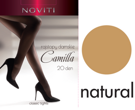 Rajstopy damskie Camilla Noviti Lycra RD002-W-03 natural 20den