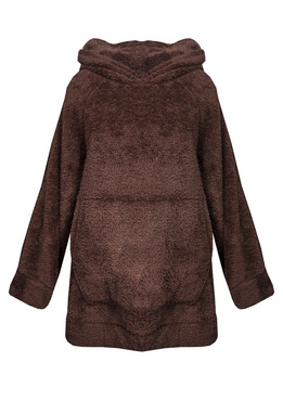Bluza ARIELA - puch czekolada - Dkaren