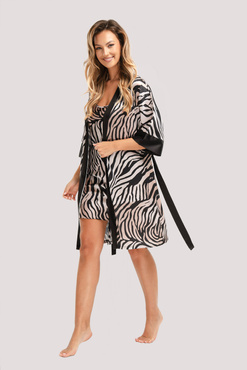 Fantazyjny szlafrok BRAGA - Unikat