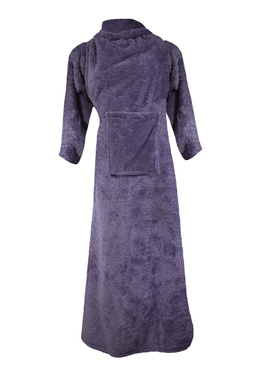 Koc z rękawami - puch śliwka - Dkaren