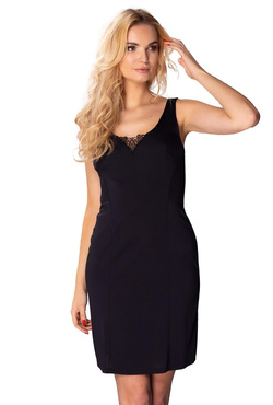 Elegancka halka damska Virginia pod sukienkę 6199 czarny - Mewa