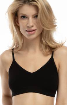 Bezfiszbinowy biustonosz typu bralette Julimex BAMBOO BRALETTE