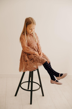 Rajstopy dziewczęce w serduszka Fiore ROSY 40 DEN