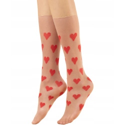 Skarpetki Damskie Cieliste