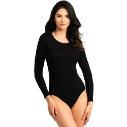 Body Damskie Długi Rękaw