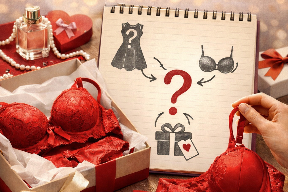 Bielizna na prezent: jak dobrać rozmiar, gdy nie znasz dokładnych wymiarów