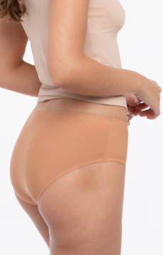 Karmelowe gładkie figi Julimex Simple Classic ultracienkie