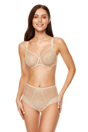 Beżowy miękki biustonosz plus size Gorteks Gabi/B2 v2 