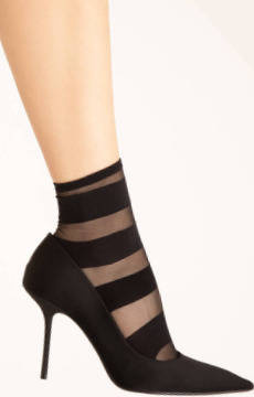 Skarpetki rajstopowe ze wzorem w grube pasy Fiore SIMPLE STORY