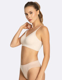 Bezszwowy biustonosz SIMPLE BRA TOP BRALETKA  czarny 