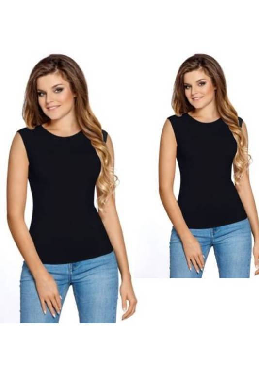 Czarna bluzka na ramiączkach Babell Indi