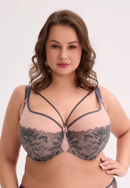 Piękny biustonosz na duże biusty Gaia Semi-Soft Priya Maxi Art. 1318