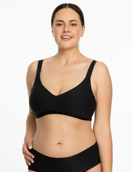 Biustonosz bezszwowy JELLY BRA COMFORT czarny
