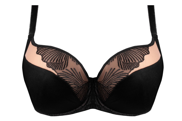 Biustonosz SINTRA full cup czarny beż - Unikat