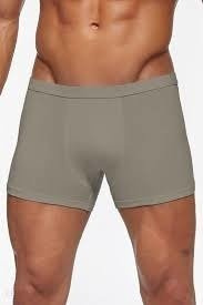 Gładkie bokserki Cornette Authentic oliwkowy