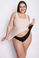 Czarne figi Julimex FLEXI-ONE kolekcja PLUS SIZE 2XL-3XL