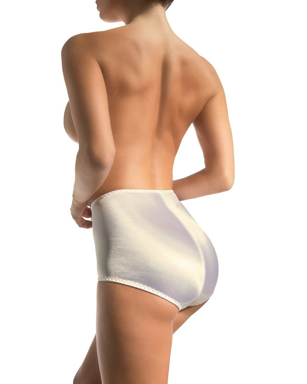 Wysokie gładkie majtki modelujące Babell 106 ecru