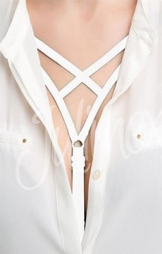 Ozdobne, dopinane ramiaczka Julimex Cross