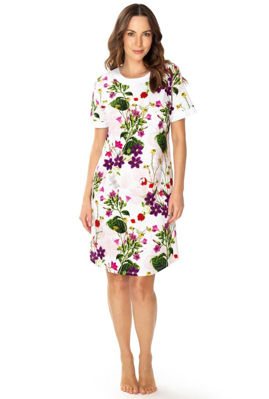 Koszula nocna Nataly w kwiaty 6669 - Mewa