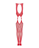 Zmysłowy czerwony bodystocking Obsessive N122