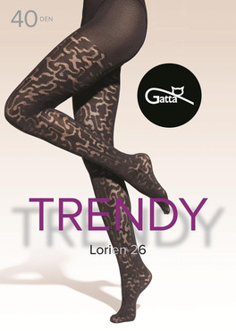 Stylowe rajstopy Gatta LORIEN 40den WZ 26