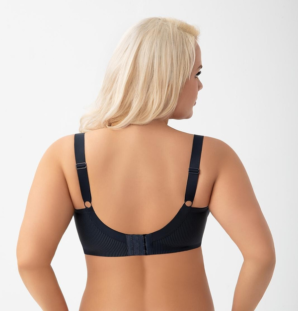 Miękki biustonosz na drutach granat ANIKA K974- Gorsenia