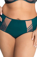 Efektowne zielone figi Gorsenia K497 PARADISE