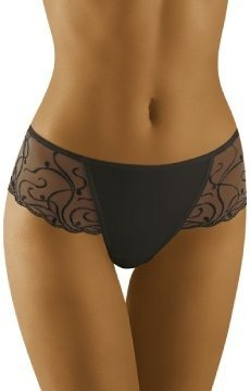 Stringo-szorty Wolbar Malaguena z mikrofibry i tiulu