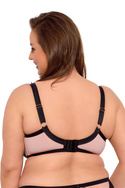 Biustonosz Semi-Soft Aina MAXI czarny róż 1273 - Gaia