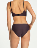 Figi simple w kroju classic DARK PLUM- Julimex