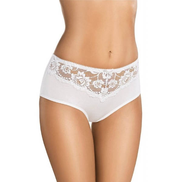 Bawełniane białe figi damskie Gabidar 124