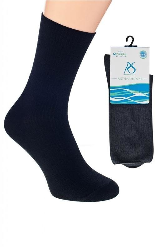 Bezuciskowe  skarpetki Regina - Purista CZARNE