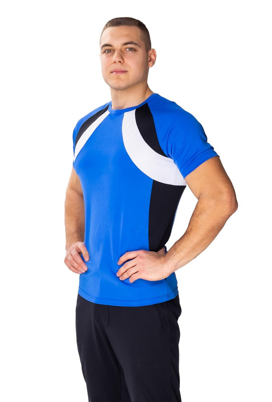 T-Shirt Sportowy Ironmen 6544 szafir- Mewa