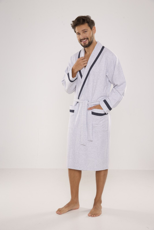 Elegancki szlafrok męski De Lafense - 564 Bruno