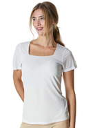 Koszulka damska Dori 6692 Biały - Mewa