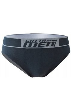 Grafitowe slipy męskie Gatta Cotton/ bezszwowe