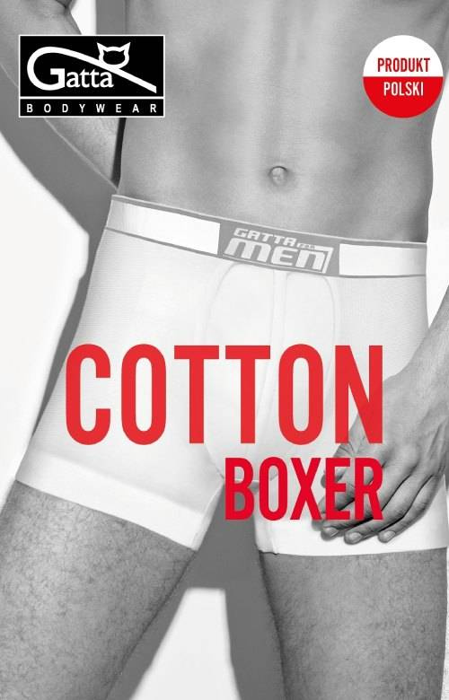 Białe bokserki męskie Gatta - Cotton bezszwowe