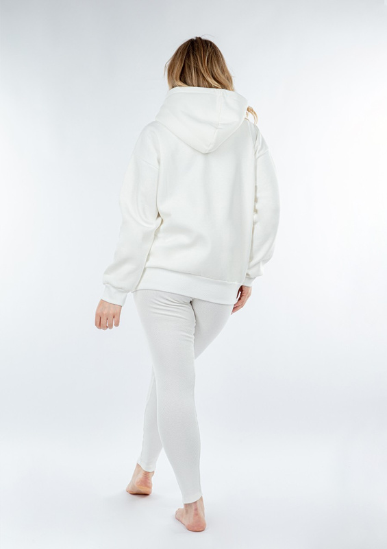 Komplet Oseye H1 - ecru bawełna gruba i prążki - Dkaren