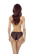 Koronkowe majtki damskie Kayla 5027 Czarny - Lapinee