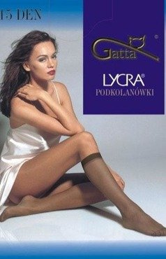 Podkolanówki Gatta Lycra - 2 pary w opak / fumo-grafitowe
