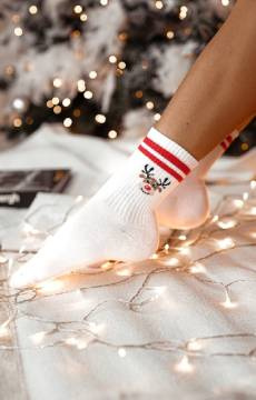Skarpetki motyw świąteczny Fiore REINDEER