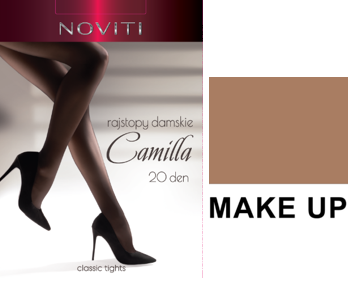 Rajstopy damskie Camilla Noviti Lycra RD002-W-05 make up 20den
