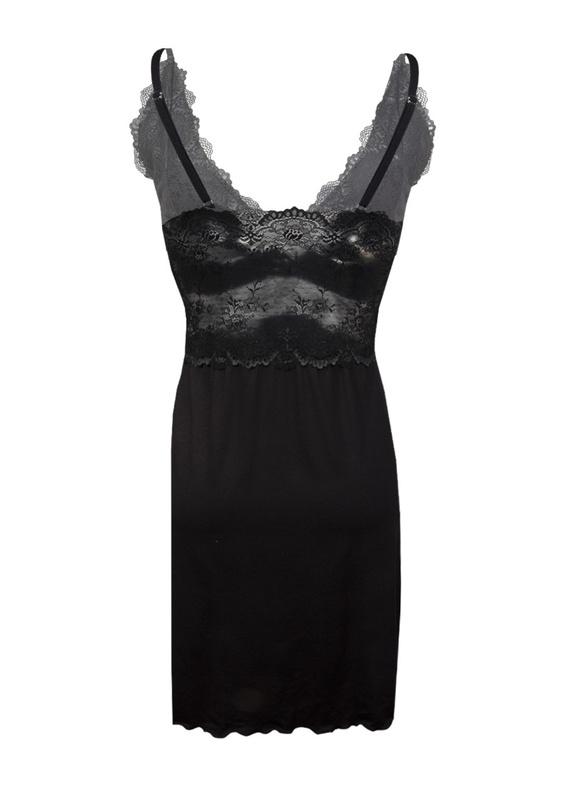 Halka PIA - wiskoza czarny - Dkaren