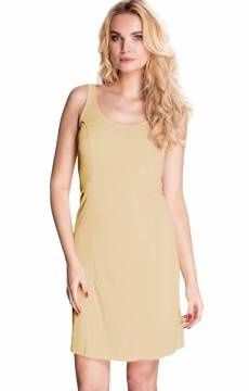 Klasyczna halka Mewa 4126 Amanda z jedwabiu Vistex- beżowa