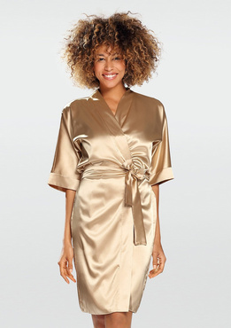 Podomka 100 - satyna jasny brąz - Dkaren