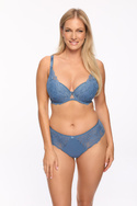 Biustonosz Push Up Abigail niebieski 1226 - Gaia