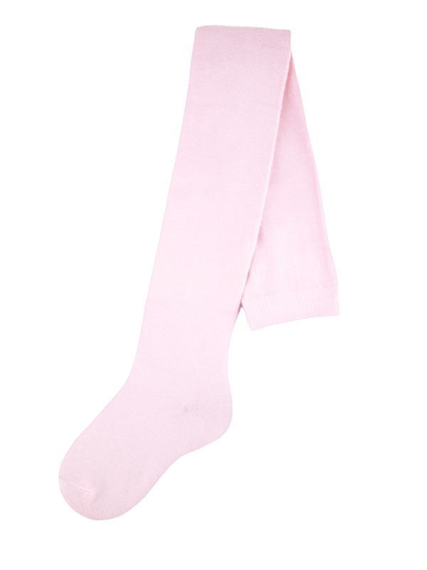 Gładkie różowo pudrowe rajstopki bawełniane Noviti RB001/08