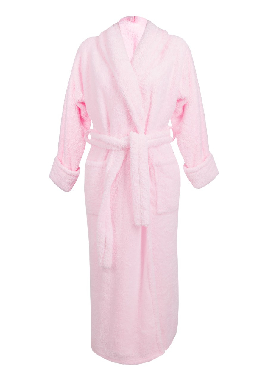 Puchaty szlafrok/ podomka ELIZA DŁUGA - puch turkus - Dkaren